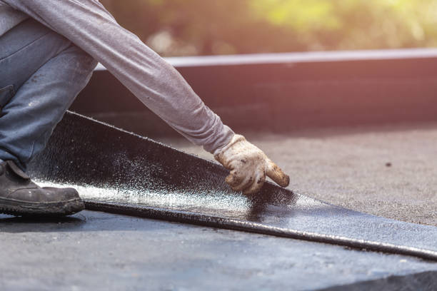 Professional Exterior Waterproofing technician working in Spencerville, IN